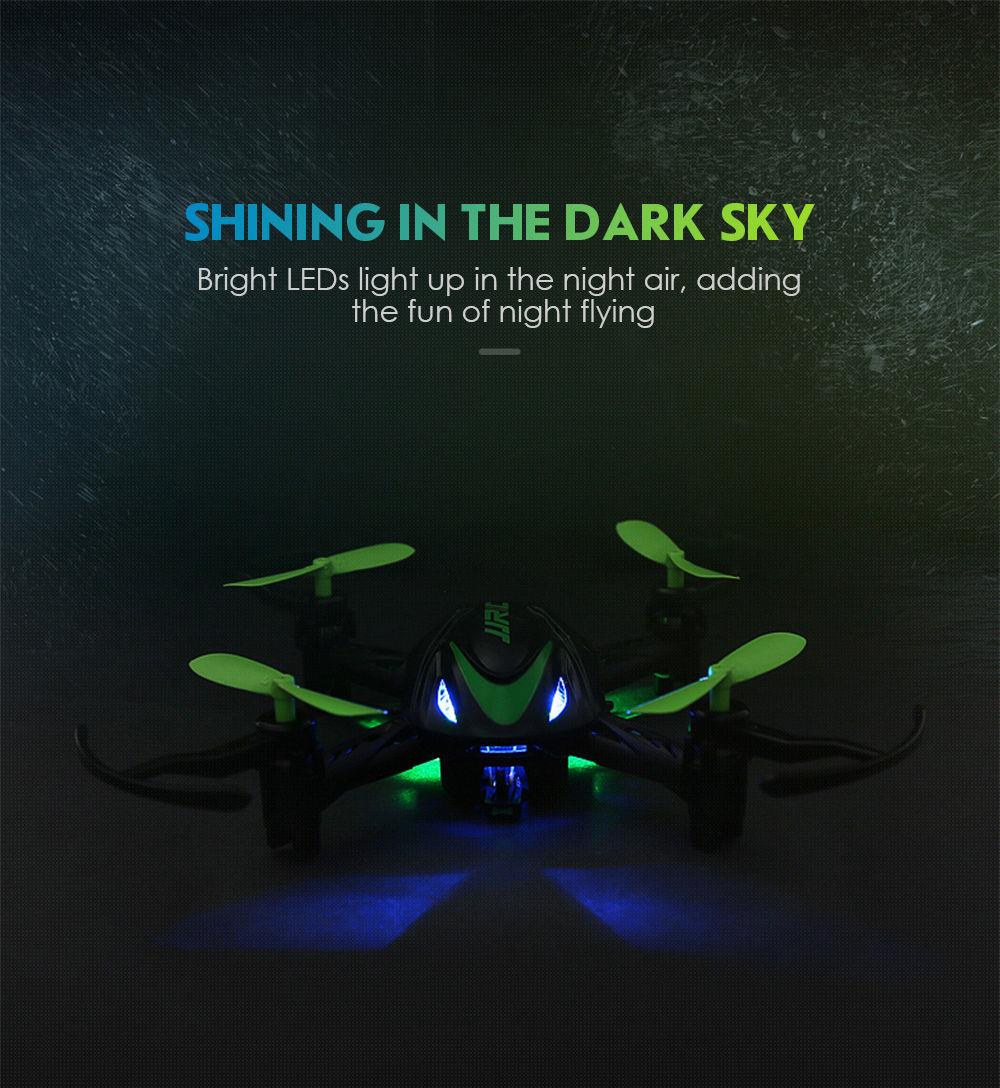 JJRC H48 Mini 2.4G 4CH 6Axis Gyro 3D Flips Dual Charing Modes RC Quadcopter RTF Green - Two Battery