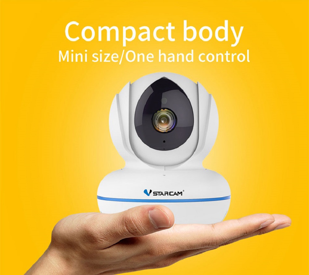 Vstarcam C22Q 4MP Full HD 2.4G/5G Wifi IP Camera Smart Monitor Camera H.265 Compression IP-CUT Onvif - White EU Plug