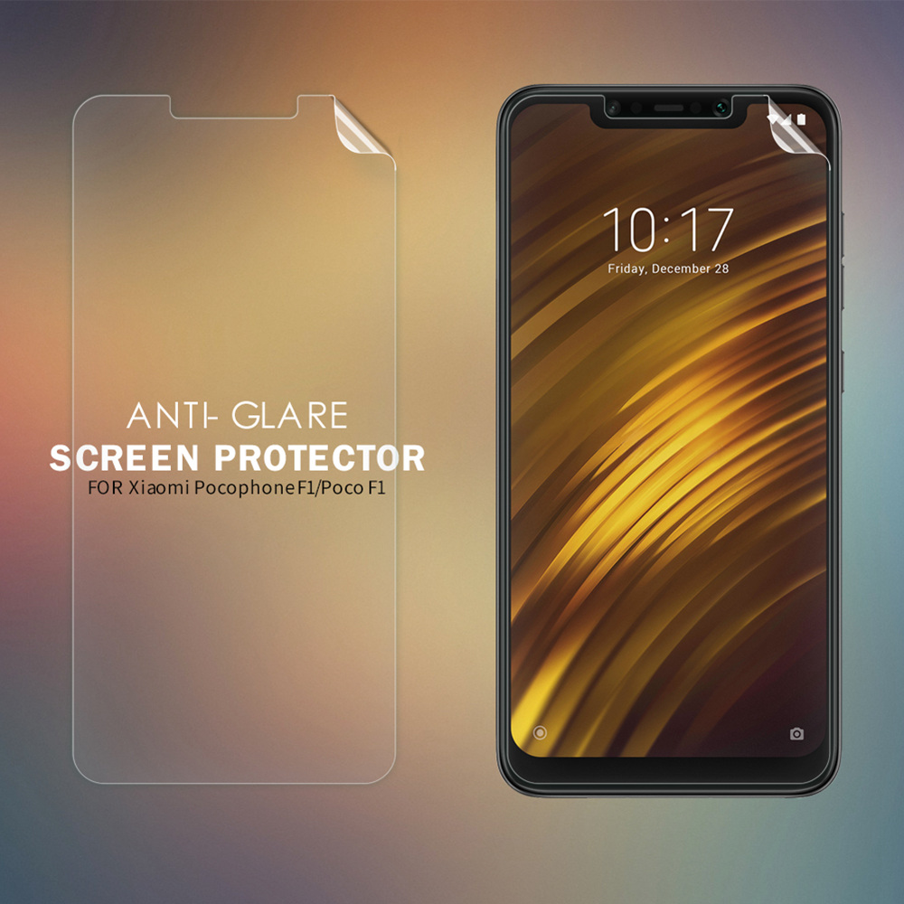NILLKIN Matte Screen Protector for Xiaomi Pocophone F1/Poco F1 Explosion-proof Protective Film - Transparent