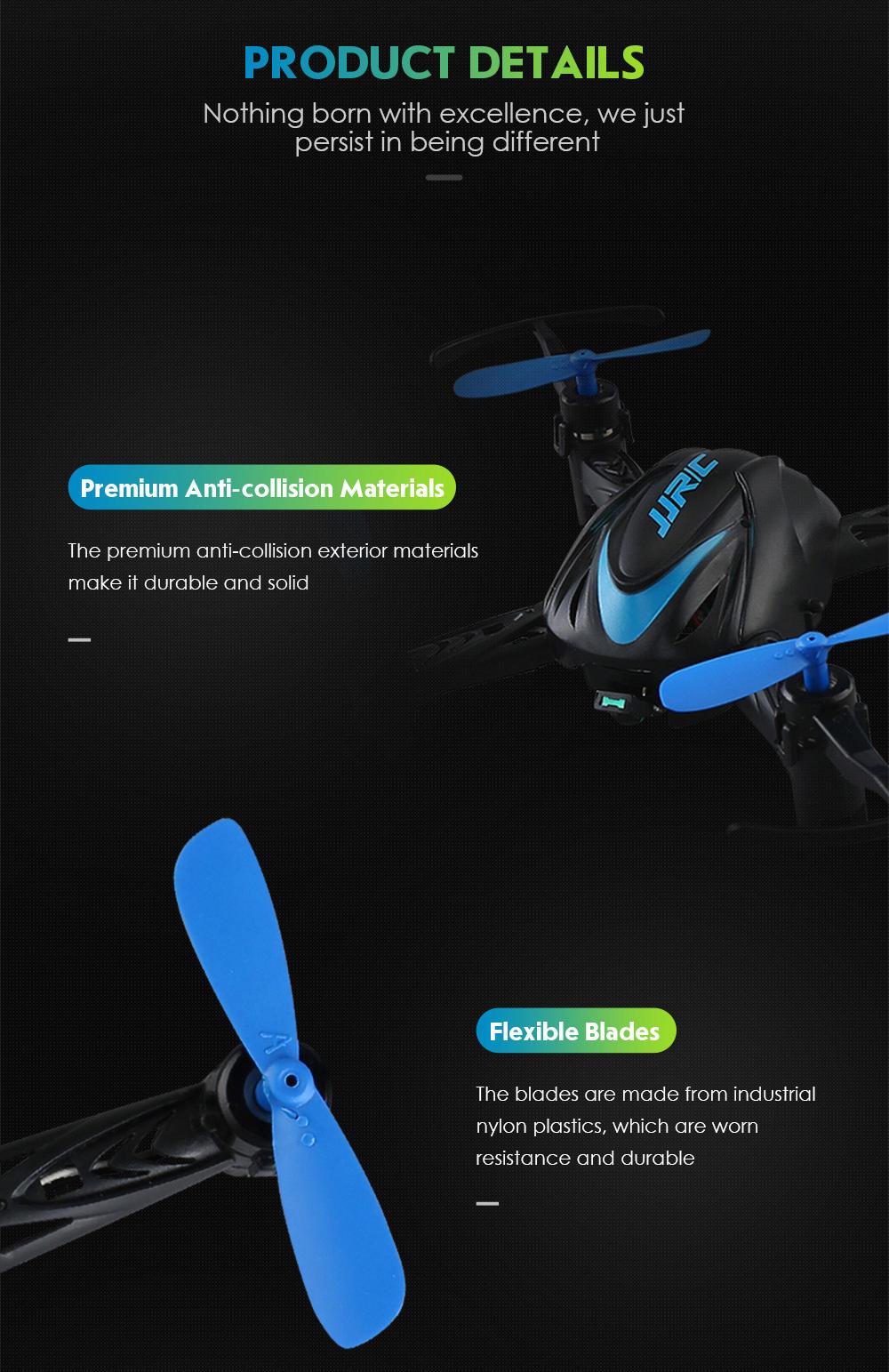 JJRC H48 Mini 2.4G 4CH 6Axis Gyro 3D Flips Dual Charing Modes RC Quadcopter RTF Green - Two Battery