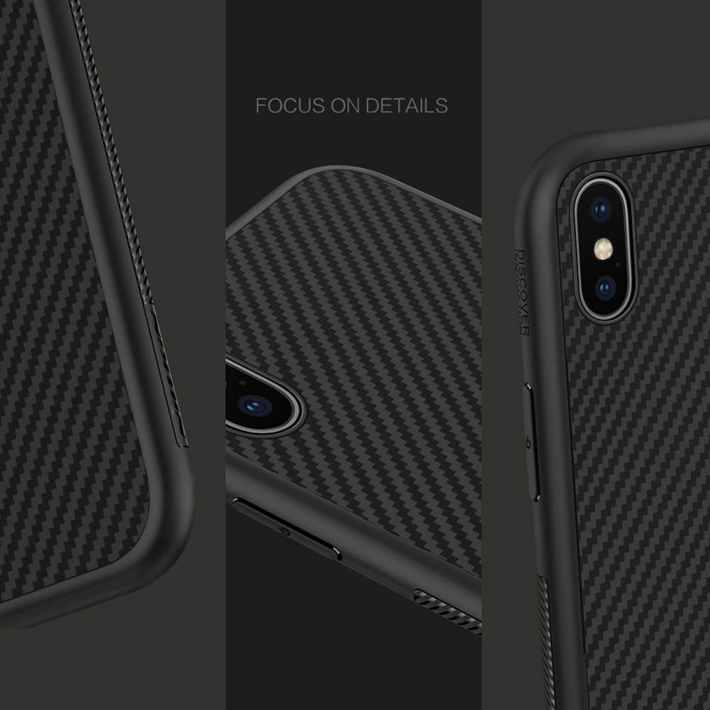 NILLKIN Hard Phone Case For iPhone XS Max 6.5 Inch Protective Back Cover - Black
