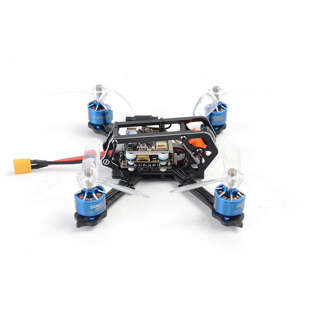 Diatone GT-M3 2018 Normal X Brushless FPV Racing Drone F4 FC OSD TBS VTX 20A BLHeli_S ESC with G1 Camera PNP - Black
