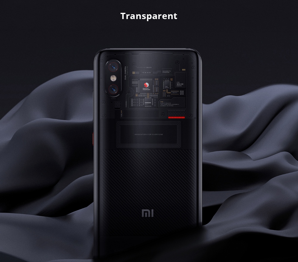Xiaomi Mi8 6.21 Inch In-Display Fingerprint 4G LTE Smartphone Snapdragon 845 6GB 128GB Dual 12MP Rear Cameras MIUI 9 Type-C Fast Charge English and Chinese Version - Midnight Black