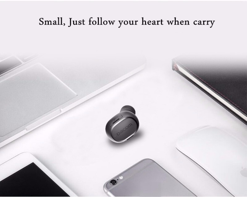 Dacom K007 Mini Bluetooth Wireless Sport Earphones In-ear Headphones Earbuds - Black