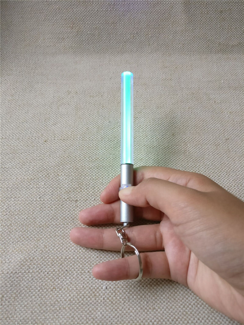 FUMAT LED Mini Flashlight Keychain Fluorescent Bar Torch Portable LED Light - Green