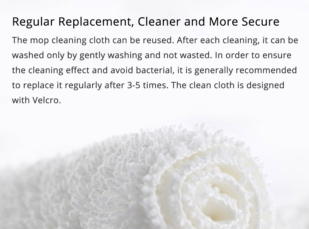 Xiaomi Deerma High Temperature Sterilization Steam Mop Deodorization Decontamination Odour Removal - White