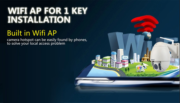 Wanscam HW0045 WiFi 2MP IP Camera 1080P ONVIF Security Motion Detection - White UK Plug