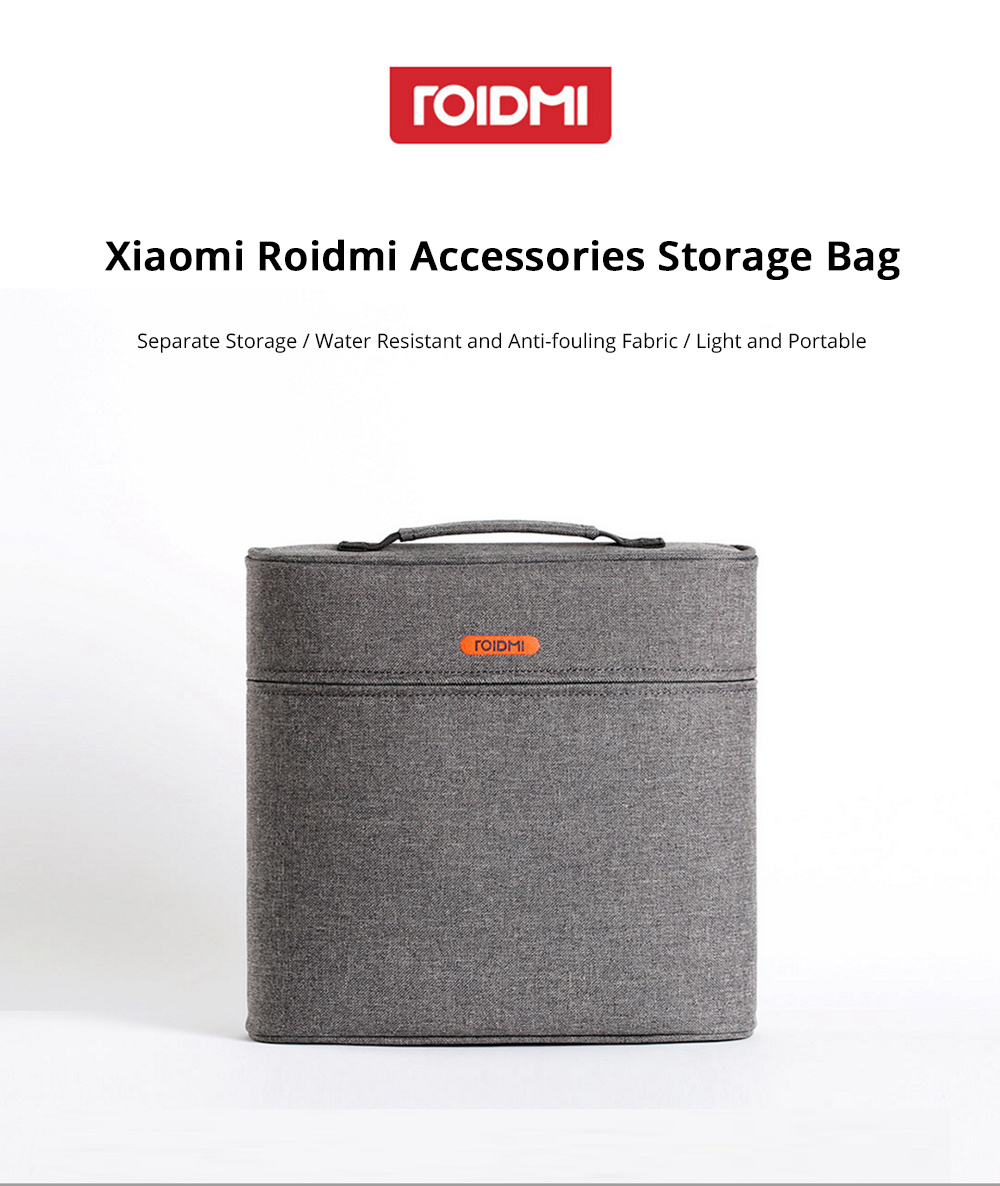Xiaomi Roidmi Accessories Storage Bag for Xiaomi Roidmi F8 Smart Vacuum Cleaner - Dark Gray