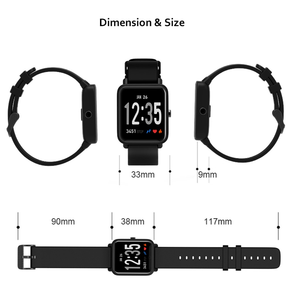Makibes CK03 Smart Bracelet IP67 Waterproof Blood Pressure Heart Rate Monitor Fitness Activity Tracker - Pink