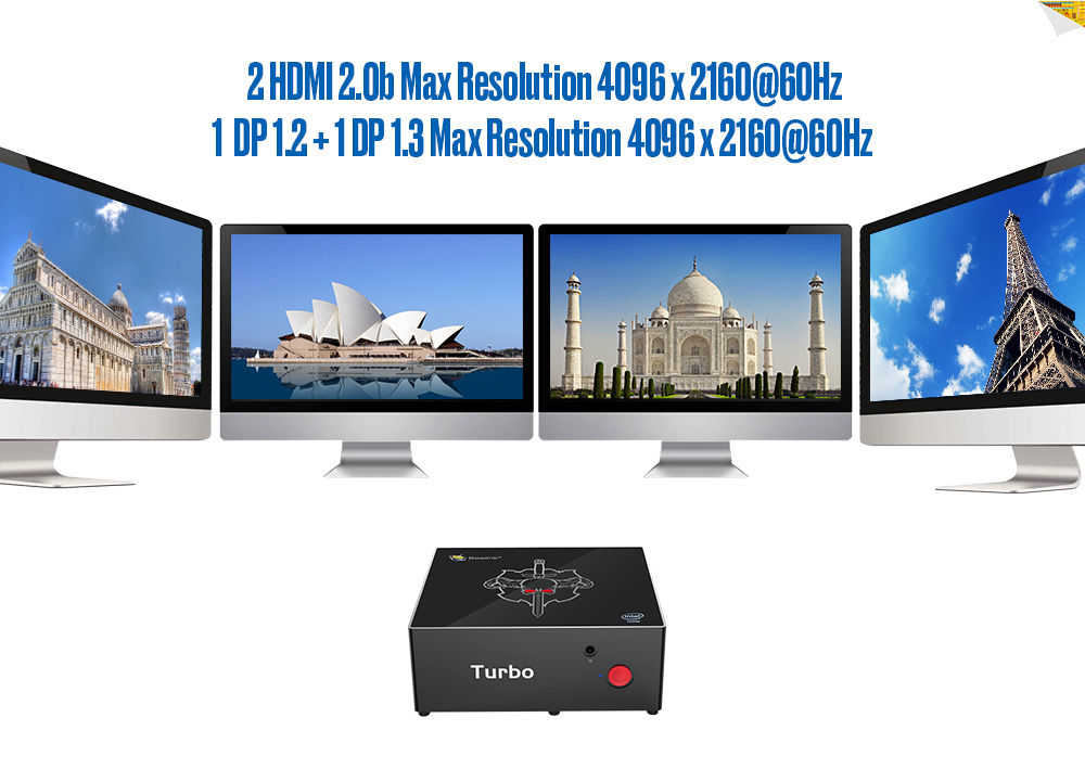 Beelink G5 GAME PC intel Kaby Lake G i5-8305G 8G DDR4 256G NVME SSD 2.4G/5G WIFI DP*2+HDMI*2
