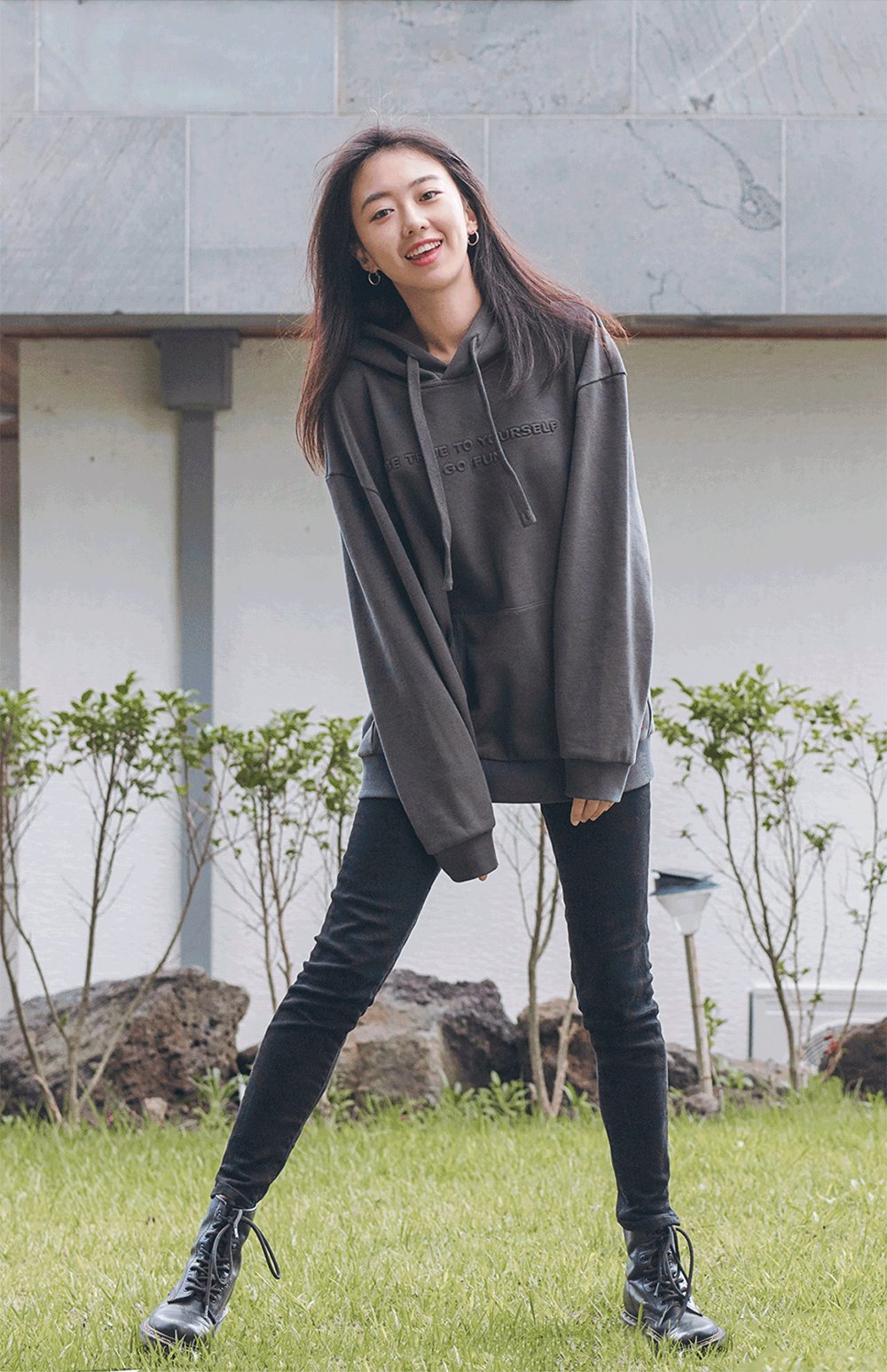 Xiaomi 90FUN Unisex Oversized Style Hoodie Double-layer Composite Fabric Sweatshirt Size M - Black