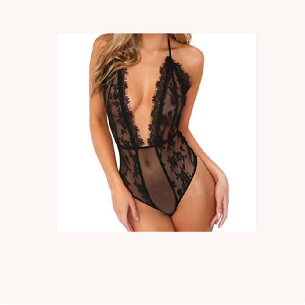 Women Sexy Fashion Comfortable Lingerie Sexy Underwear Pajamas Size S-Black