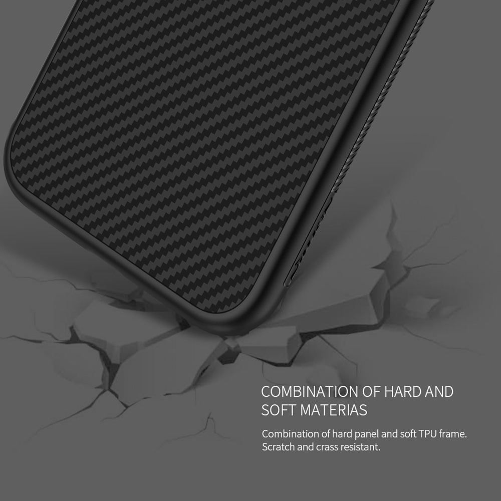 NILLKIN Hard Phone Case For iPhone XR 6.1 Inch Protective Back Cover - Black