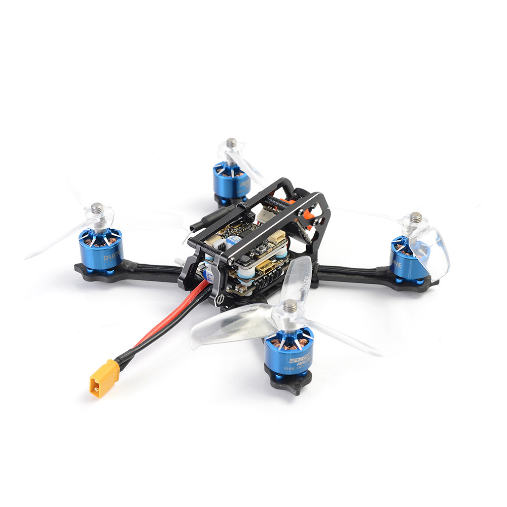 Diatone GT-M3 2018 Normal X Brushless FPV Racing Drone F4 FC OSD TBS VTX 20A BLHeli_S ESC with G1 Camera PNP - Black