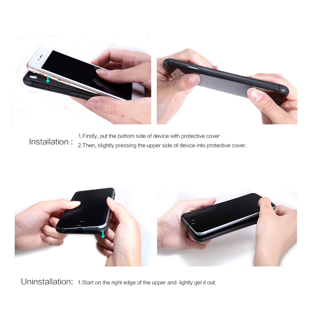 NILLKIN Hard Phone Case For iPhone XR 6.1 Inch Protective Back Cover - Black