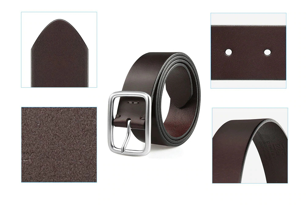 Xiaomi Youpin Men Stylish High-quality Leather Business Casual Belt Size XL - Brown