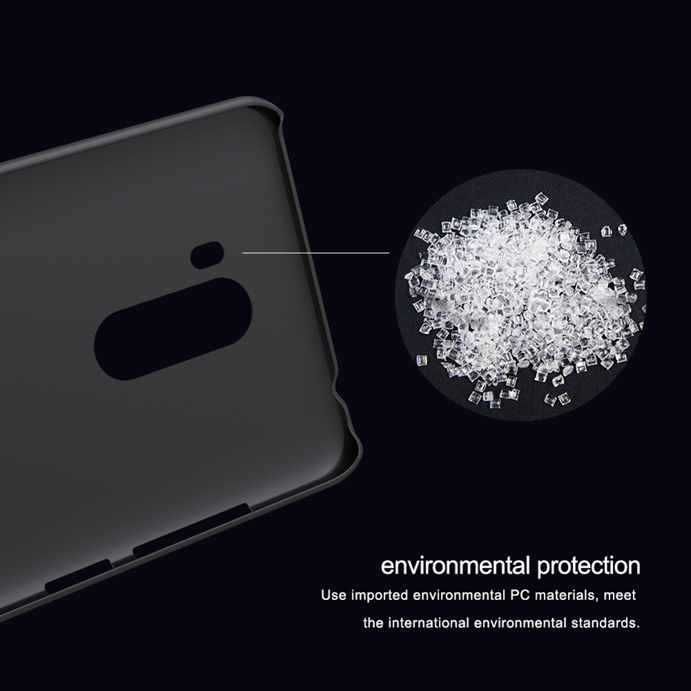NILLKIN Matte Hard Phone Case for Xiaomi Pocophone F1/Poco F1 Play Protective Back Cover - Black