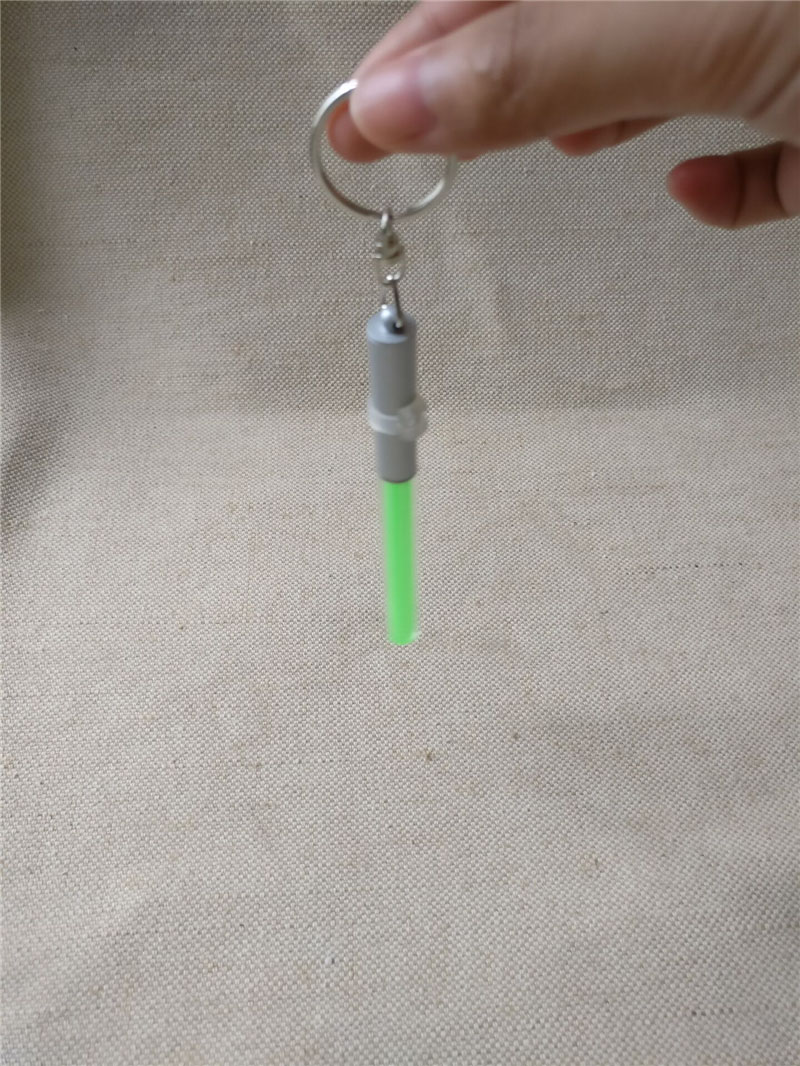 FUMAT LED Mini Flashlight Keychain Fluorescent Bar Torch Portable LED Light - Green