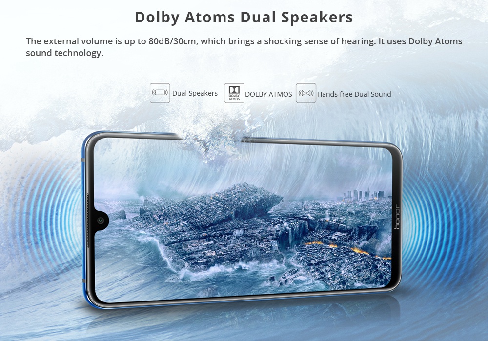 HUAWEI Honor 8X Max 7.12 Inch 4G LTE Smartphone Snapdragon 636 4GB 128GB 16.0MP+2.0MP Dual Rear Cameras Android 8.1 Touch ID Fast Charge 5000mAh - Black