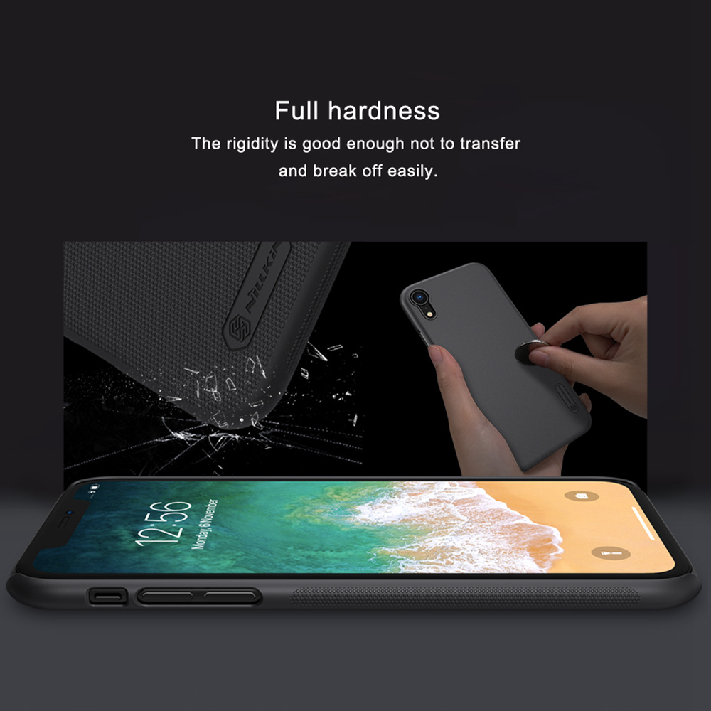 NILLKIN Matte Hard Phone Case for iPhone XR 6.1 Inch Protective Back Cover - Gold