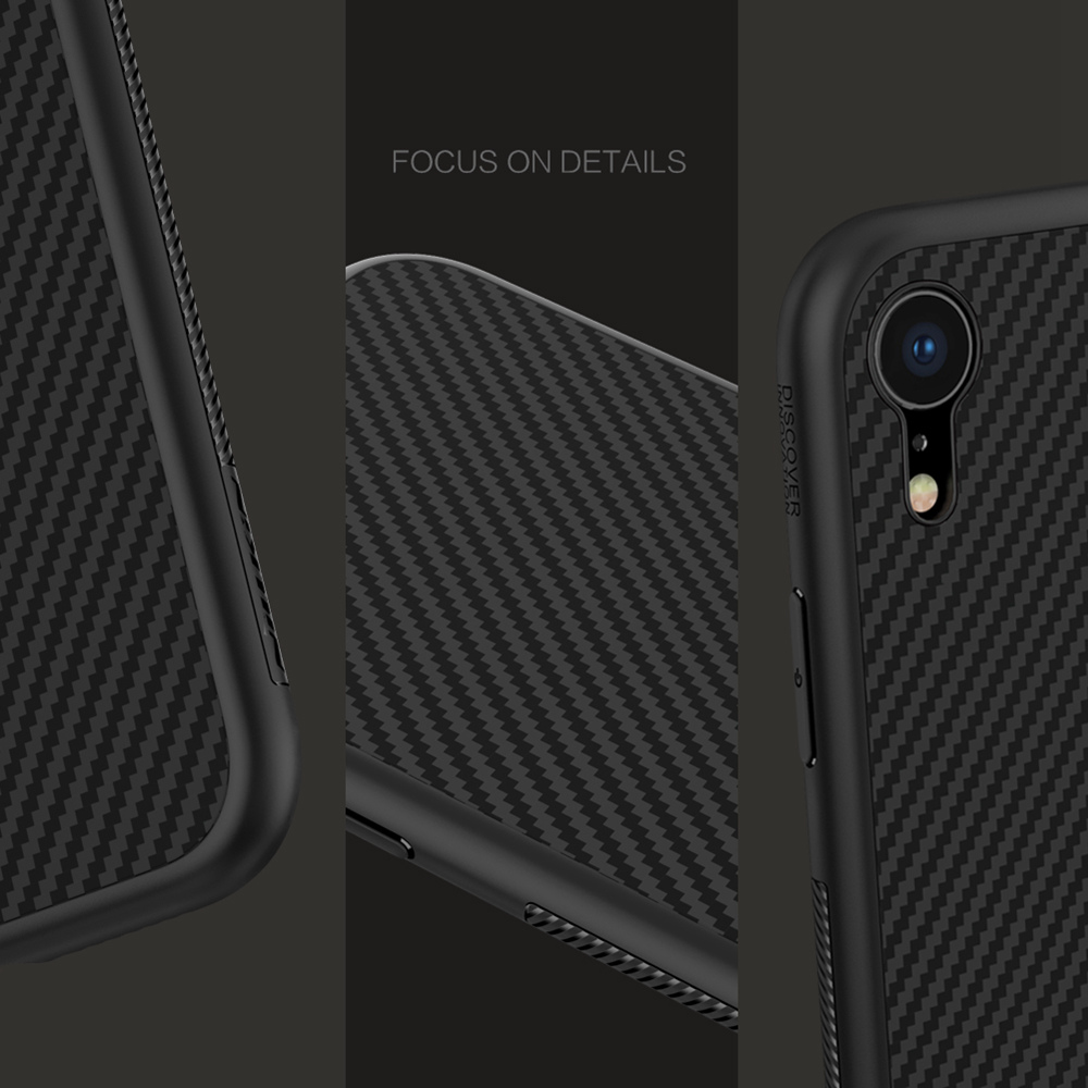 NILLKIN Hard Phone Case For iPhone XR 6.1 Inch Protective Back Cover - Black