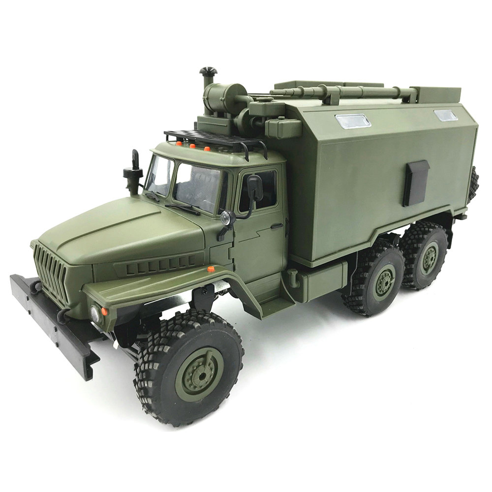 WPL B36 Ural 2.4G 1:16 6WD Off-road RC Car Rock Crawler Military Truck RTR - Army Green