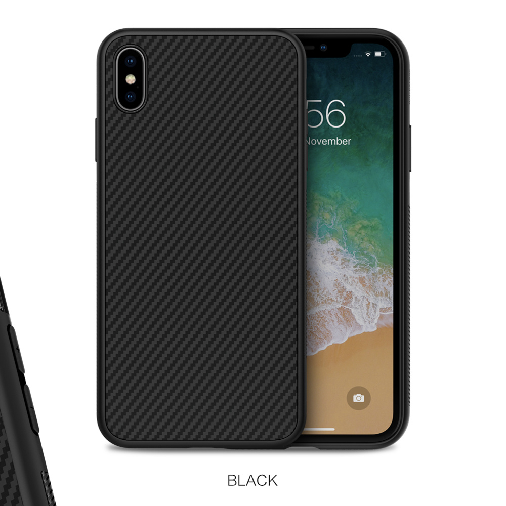 NILLKIN Hard Phone Case For iPhone XS Max 6.5 Inch Protective Back Cover - Black