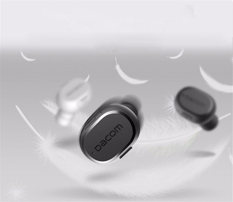 Dacom K007 Mini Bluetooth Wireless Sport Earphones In-ear Headphones Earbuds - Black