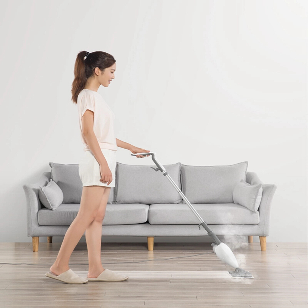 Xiaomi Deerma High Temperature Sterilization Steam Mop Deodorization Decontamination Odour Removal - White