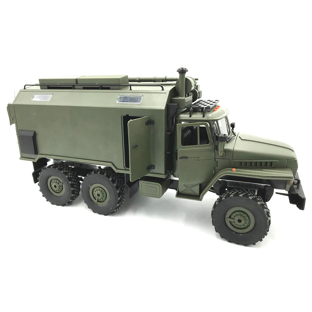 WPL B36 Ural 2.4G 1:16 6WD Off-road RC Car Rock Crawler Military Truck RTR - Army Green