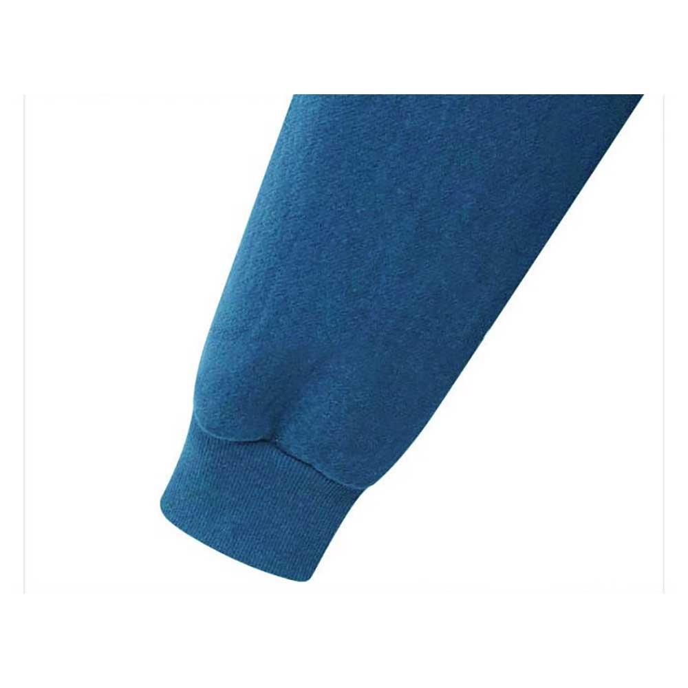 Women Autumn Long-sleeved Hoodie Sweatshirt Zipper Ladies Coat Size 4XL - Blue