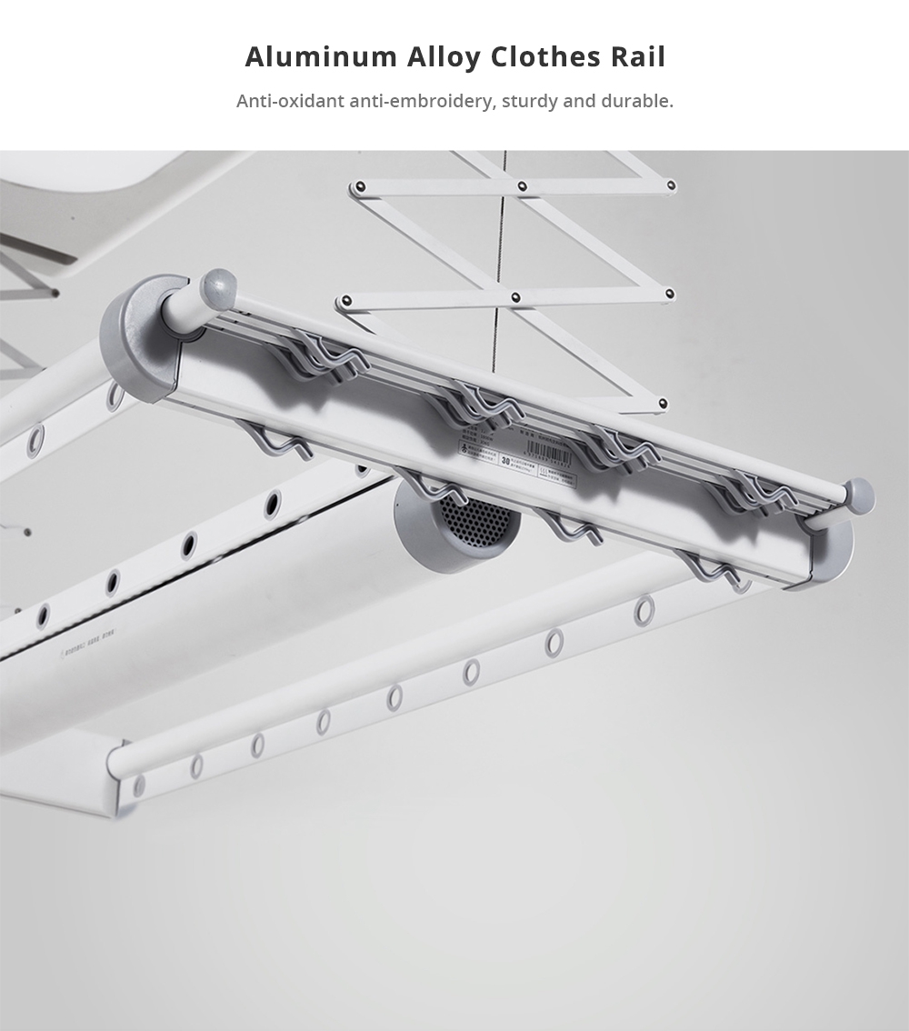 Xiaomi M1 Smart Clothes Dryer 30KG Load Capacity One Button Lift LED Omnidirectional Illumination - White