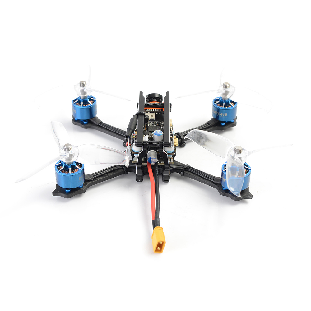 Diatone GT-M3 2018 Normal X Brushless FPV Racing Drone F4 FC OSD TBS VTX 20A BLHeli_S ESC with G1 Camera PNP - Black
