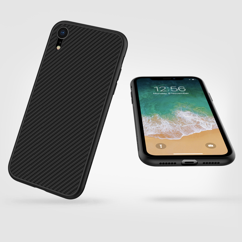 NILLKIN Hard Phone Case For iPhone XR 6.1 Inch Protective Back Cover - Black