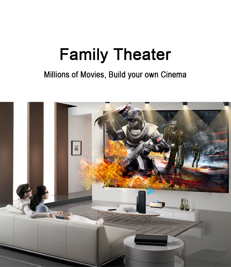 EC-C18 TV Dongle Full HD 1080P Miracast Airplay Dongle 2.4G WIFI Support iOS/Android HDMI Output
