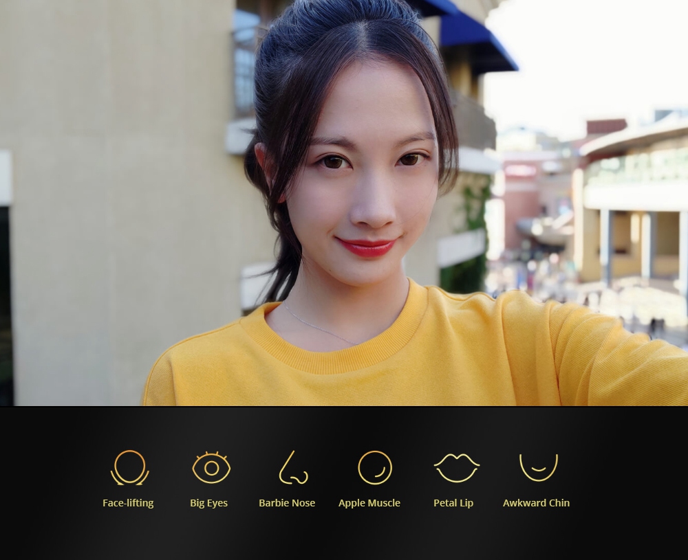 Xiaomi Mi8 6.21 Inch In-Display Fingerprint 4G LTE Smartphone Snapdragon 845 8GB 128GB Dual 12MP Rear Cameras MIUI 9 Type-C Fast Charge English and Chinese Version - Twilight Gold