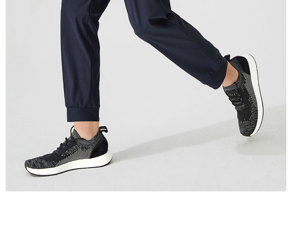 Xiaomi Uleemark Men Icy Cloth Texture Pants Absorb Sweat Quick-drying High Elasticity Trousers Size XL - Black