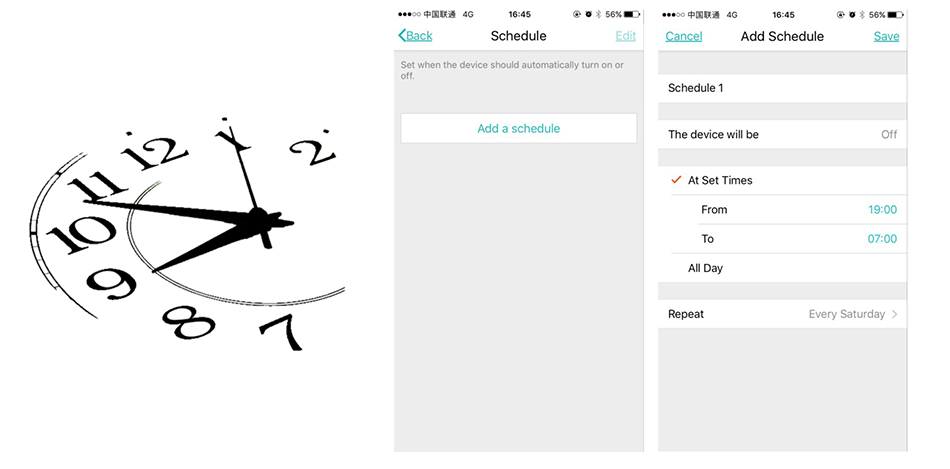 Hiseeu FE1 1080P 2MP Wifi IP Camera Video Surveillance P2P Home Security Dual-gain Antenna Cloud/TF Card Storage - White US Plug