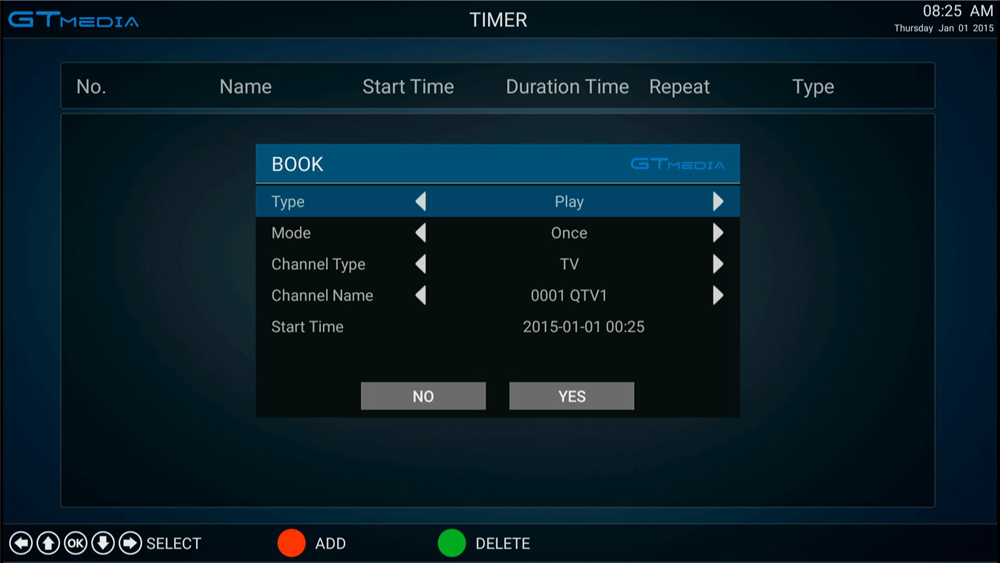 GTMEDIA GTS DVBS/S2 Amlogic S905D 4K TV BOX 2GB/8GB WIFI LAN Bluetooth