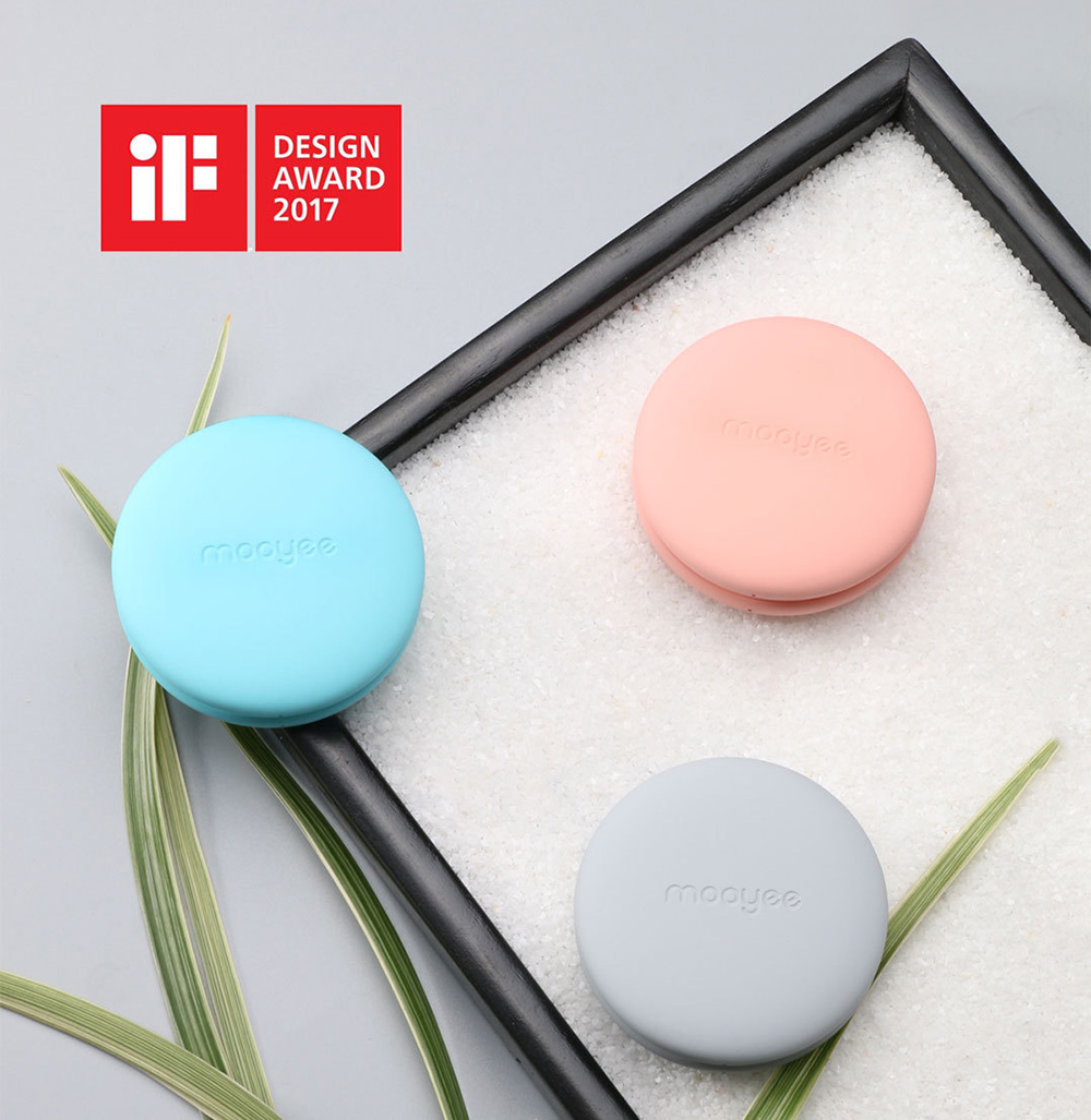 Xiaomi Mooyee Intelligent Macaron Massager APP Control Portable Dual Machines Combine Massager - Gray