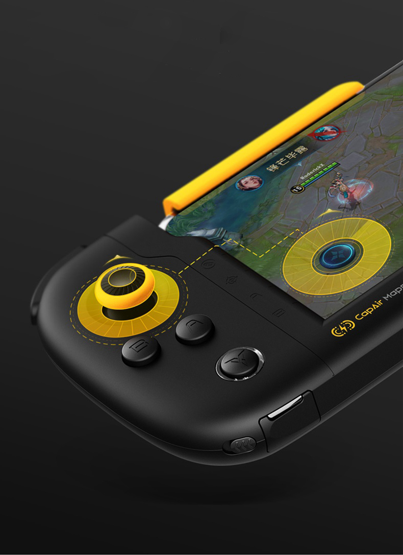 Flydigi WASP physical connection CapAir Mapping One-hand game controller for iphone6~8Plus support Pubg Mobile Legends