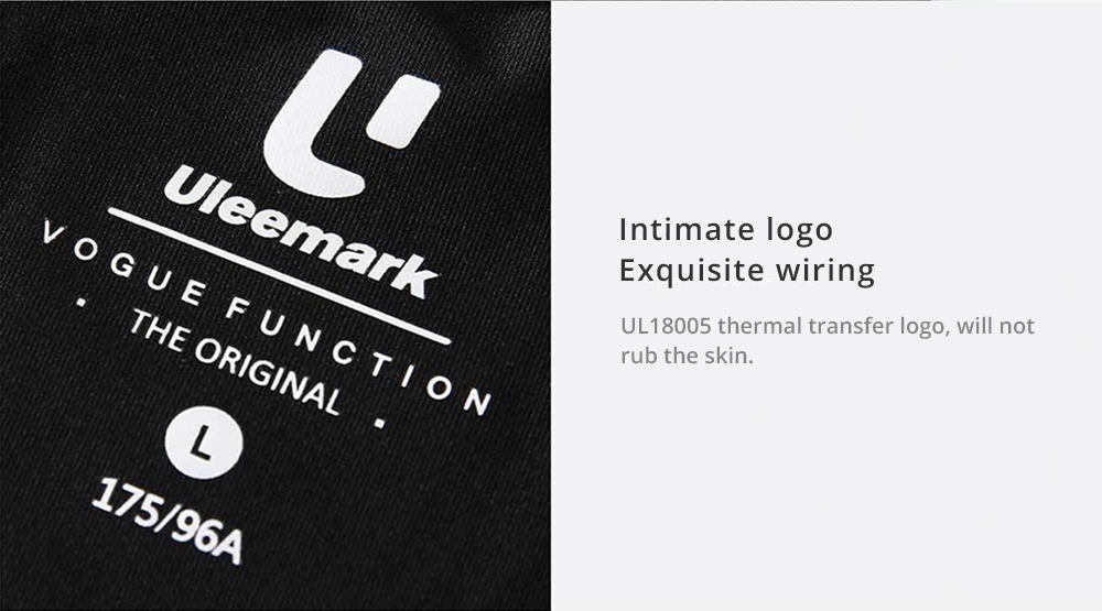 Xiaomi Uleemark Men Sports Long Sleeve Crew Neck T-shirt Moisture Wicking Classic Sweatshirt Size L - White