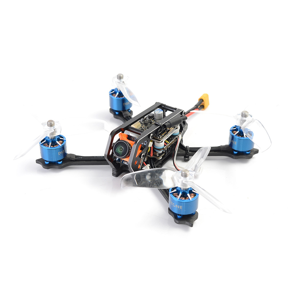 Diatone GT-M3 2018 Normal X Brushless FPV Racing Drone F4 FC OSD TBS VTX 20A BLHeli_S ESC with G1 Camera PNP - Black