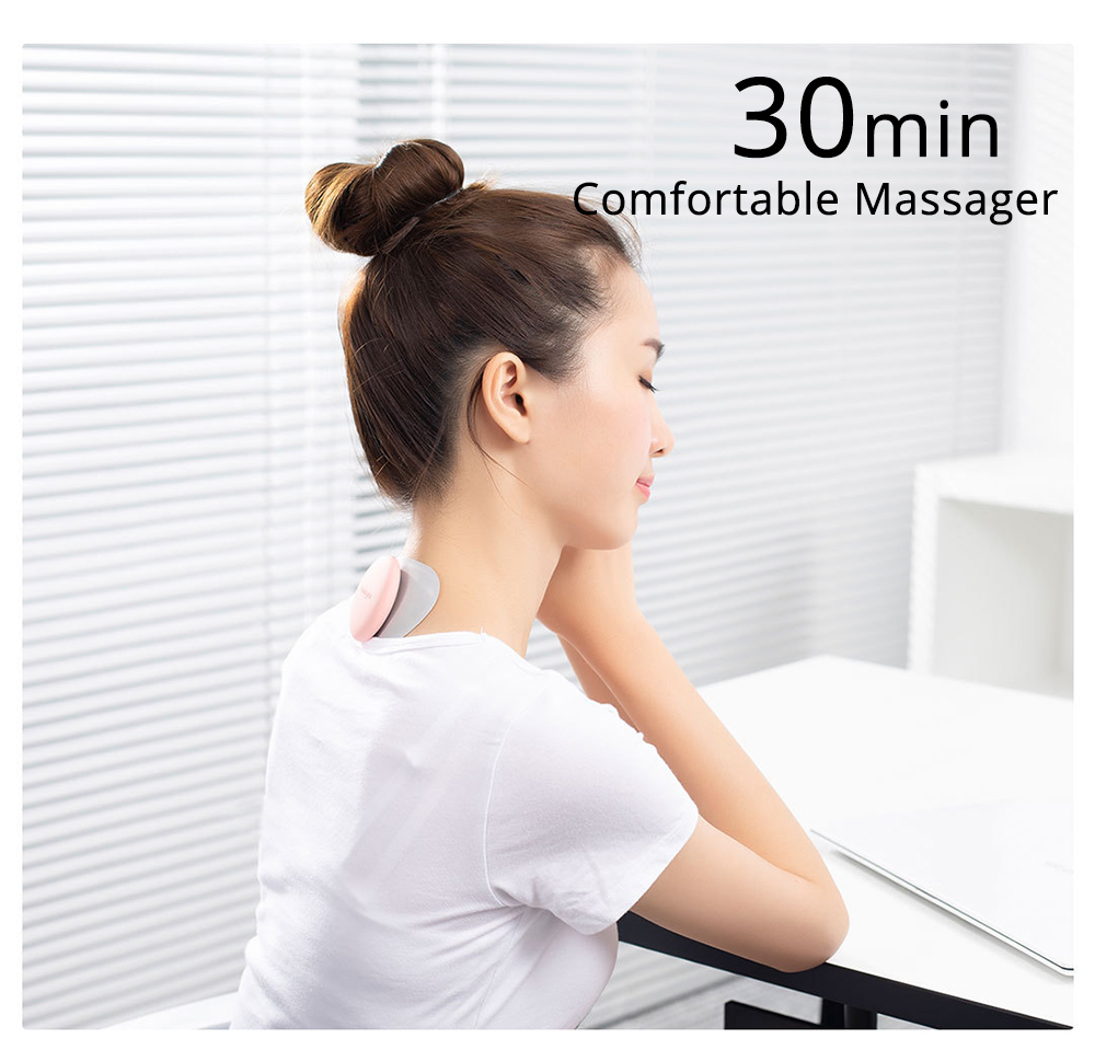 Xiaomi Mooyee Intelligent Macaron Massager APP Control Portable Dual Machines Combine Massager - Gray