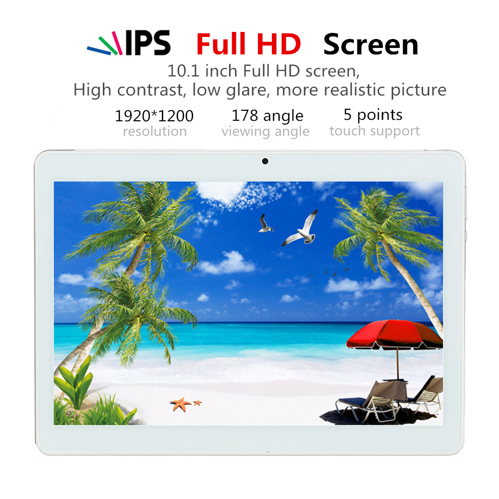 Binai Mini10 4G Tablet PC MTK6753 Deca Core 10.1 Inch IPS 1920*1200 Dual SIM Dual Standby Android 7.0 2GB RAM 32GB ROM - Black
