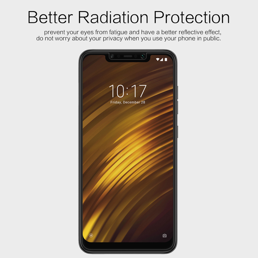 NILLKIN Matte Screen Protector for Xiaomi Pocophone F1/Poco F1 Explosion-proof Protective Film - Transparent