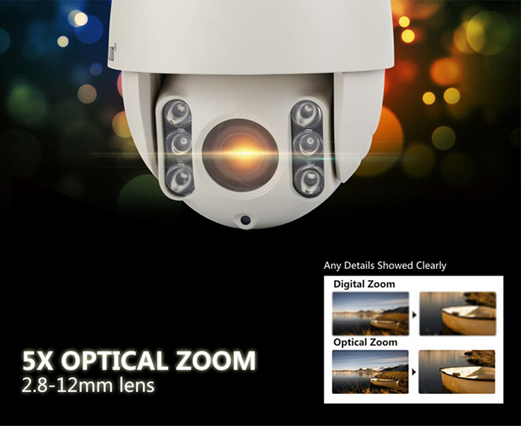 Wanscam HW0045 WiFi 2MP IP Camera 1080P ONVIF Security Motion Detection - White UK Plug