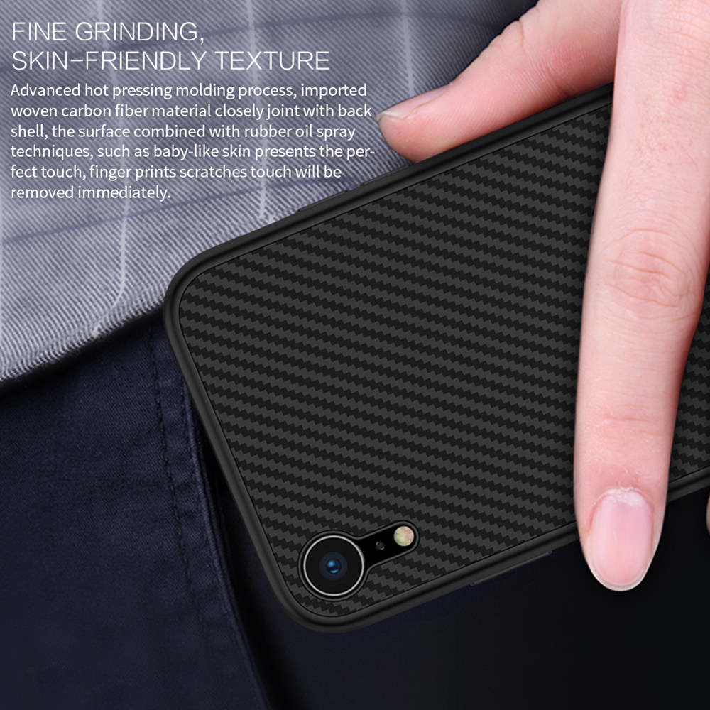 NILLKIN Hard Phone Case For iPhone XR 6.1 Inch Protective Back Cover - Black