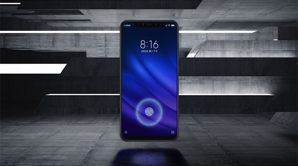 Xiaomi Mi8 6.21 Inch In-Display Fingerprint 4G LTE Smartphone Snapdragon 845 6GB 128GB Dual 12MP Rear Cameras MIUI 9 Type-C Fast Charge English and Chinese Version - Midnight Black
