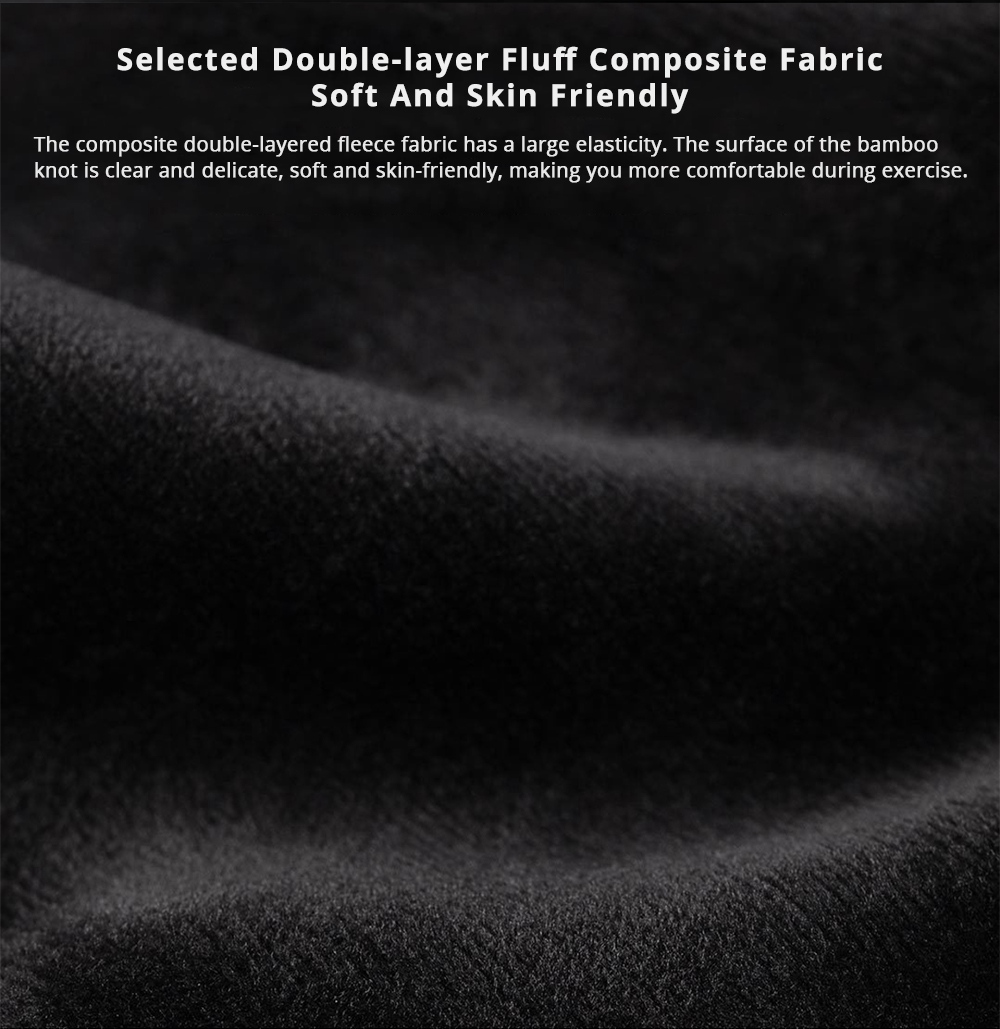 Xiaomi 90FUN Unisex Oversized Style Hoodie Double-layer Composite Fabric Sweatshirt Size M - Black